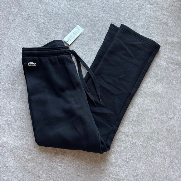 NWT Black Men’s Lacoste Sweatpants - Picture 1 of 4